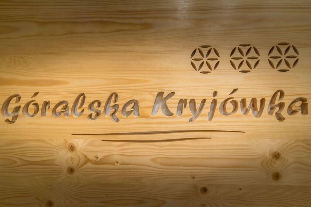 Apartmán Goralska Kryjowka Zakopane Exteriér fotografie